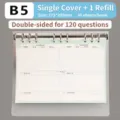 Cahier à anneaux B5 avec pages intérieures pour la correction des erreurs - 活页夹加小题内芯一本套 / B5壳加三十张内页
