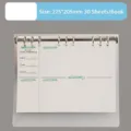 Classeur étudiant B5 à feuilles mobiles pour la correction des erreurs avec recharges de pages - 活页夹加大题内芯一本套 / B5壳加三十张内页