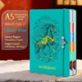 Tiffany blue 2026 horse year A5 daily planner notebook with Chinese knot charm - 中国结日程本 / A5规格400页 / Teal