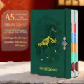2026 Year of the Horse A5 planner in dark green with 200 sheets of premium Dowling paper - 中国结日程本 / A5规格400页 / Dark Green