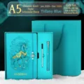 2026 Year of the Horse teal blue A5 planner gift set with pen and matching gift box - 日程本3件套 / 含本笔芯礼盒袋 / Teal
