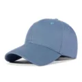 Minimalist dusty blue baseball cap for outdoor sun protection and casual fashion wear - Adult M (56-59CM) / Haze Blue