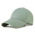 Cappellino da baseball semplice verde salvia versatile per uomo e donna con visiera curva - verde-grigio
