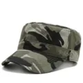Camouflage flat top cap with 1941 star embroidery for outdoor casual wear - One Size Adjustable (55-59CM) / 1941 Embroidery / Camouflage