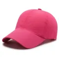 Berretto da baseball rosa vivace a asciugatura rapida e traspirante per sport all'aperto - Regolabile (Adatto per circonferenza testa 56-59cm) / Stile Semplice / Rosso rosa