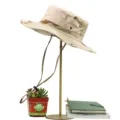 Desert camouflage outdoor bucket fishing hat with wide brim and adjustable chin strap - Camouflage No.6 Style