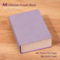 Dickes A6 Blanko-Notizbuch in Dämmerungspurpur, 720 Seiten 80g Dowling-Papier. - Liniert / Lavendel