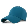 Berretto da baseball classico tinta unita ottanio per uomo e donna, cappello da sole - Blu-Verde