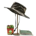 Men's camouflage wide brim fishing sun hat with adjustable wind strap for outdoor - Camouflage No.12 Style