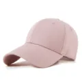Berretto da baseball rosa tinta unita classico per sole - rosa scuro