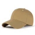 Classico cappellino da baseball color kaki per uomo e donna con protezione solare - Marrone castano