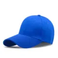 Cappellino da baseball blu reale regolabile per protezione solare - blu colorato