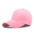 Classico cappellino da baseball rosa semplice, berretto da sole regolabile per tutti. - Rosa