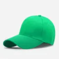Berretto da baseball verde vibrante con corona strutturata e visiera curva classica - Verde