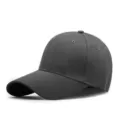 Berretto da baseball grigio scuro classico per protezione solare all'aperto e lo svago - Grigio scuro