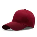 Cappellino da baseball bordeaux classico regolabile per protezione solare e sport all'aperto - Borgogna