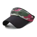 Camouflage and polka dot breathable sports visor hat for outdoor activities - Adjustable (Fits 56-59cm Head Circumference) / Color 19