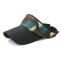 Camouflage and polka dot sun visor hat for outdoor sports activities - Adjustable (Fits 56-59cm Head Circumference) / Color 12
