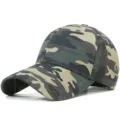 Berretto da baseball unisex con motivo mimetico e visiera curva per protezione solare - Regolabile (56-59cm) / Camouflage da giungla