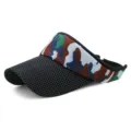 Lightweight camouflage and polka dot sports sun visor for outdoor running and hiking. - Adjustable (Fits 56-59cm Head Circumference) / Color 4