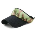 Camouflage and polka dot pattern sun visor hat for outdoor sports and cycling activities. - Adjustable (Fits 56-59cm Head Circumference) / Color 2