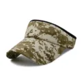 Adjustable outdoor desert camouflage sun visor hat for summer sports and hiking - Adjustable (56-59cm) / Digital Camouflage No.1