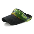 Camouflage and polka dot pattern sun visor hat for outdoor sports and summer activities. - Adjustable (Fits 56-59cm Head Circumference) / Color 13
