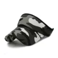 Outdoor camouflage sun visor hat with grey and white pattern for summer sports - Adjustable (56-59cm) / Camouflage Style No.15