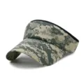 High-quality unisex camouflage digital pattern sun visor hat for summer outdoor hiking - Adjustable (56-59cm) / Digital Camouflage No.2