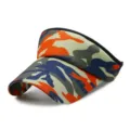 Breathable mesh camouflage sun visor hat for outdoor sports and sun protection - One Size Adjustable (56-59CM) / Bright Camo (No. 22)