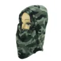 Winter fleece camouflage balaclava mask for outdoor cycling and windproof protection - One Size / Camouflage