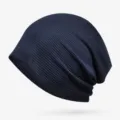 Gorro de malla transpirable azul oscuro para actividades de ocio al aire libre en verano - Sealed Top Style / Azul marino