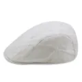 Berretto estivo da donna in pizzo bianco, cappello parasole leggero e traspirante - Regolabile 55-58cm / Stile in pizzo / Regolazione Posteriore a Pressione / Bianco