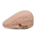 Berretto in pizzo rosa elegante per donna, cappello estivo traspirante e solare - Regolabile 55-58cm / Stile a Cerchio Rotondo / Cinturino di Regolazione Laterale in Pelle / Rosa