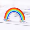 Miniatura artigianale di ornamento arcobaleno in cristallo per la decorazione di casa - Ornamento Arcobaleno