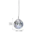 Detailed dimensions of K9 crystal prism ball suncatcher showing 3.5cm height and 3cm width - Crystal Ball (approx. 35*30mm)