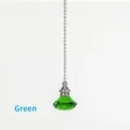 Green crystal diamond ceiling fan pull chain extension for home lighting fixtures - Green