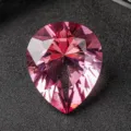 Heart of the Ocean teardrop pink faceted crystal rhinestone ornament for gift decoration - 50mm / Pink