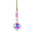 Regenbogenfarbene Kristallkugel Weihnachtsbaumschmuck Prisma Anhänger Deko Stück - Mehrfarbig Stil 5 (1 Stück)