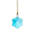 Elegante ciondolo a fiocco di neve in cristallo azzurro per addobbi dell'albero di Natale - Ciondolo a Fiocco di Neve Blu Chiaro