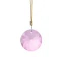 Elegante ciondolo in cristallo viola sfaccettato per decorazione albero di Natale - Ciondolo a Sfera di Cristallo Viola Chiaro