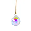Sfera di cristallo sfaccettata cangiante per decorazione albero di Natale appesa - Ciondolo a Sfera di Cristallo Iridescente AB