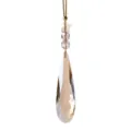 Elegante gefacetteerde druppelvormige kristallen hanger voor kerstboom met gouden ketting - 1 Stuk Stijl 9 (Iridiserende Traanvorm)