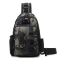 Waterproof multi-functional camouflage fishing sling bag lure shoulder pack gear - One Size / Light Green Camouflage