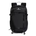 Lightweight foldable black outdoor backpack with high capacity for hiking and travel - Black