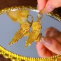 Elegant vintage golden rose mesh flower earrings featuring long tassel drops for women - Mesh Rose Multi-Chain Tassel (E4910金)