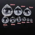 K9 clear faceted crystal chandelier balls in various sizes from 15mm to 100mm - Main Style / 25mm (1 Piece)