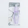 Cinta correctora tipo bolígrafo púrpura de gran capacidad con cinta de 6m x 5mm - Violeta Claro