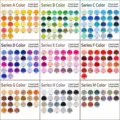 Detailed color selection guide for 2.6mm fuse beads featuring codes from series A to M. - 221 Colors Refill Pack / 221 Colors Full Set