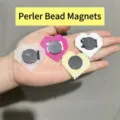 Aimants de réfrigérateur faits à la main en perles à repasser avec dos magnétique puissant - 1.5cm (100 Pièces/Paquet)